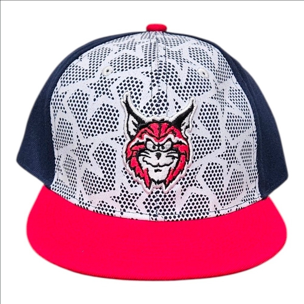 Lynchburg Hillcats Hill City Howlers Snapback Hat Navy Red White Star Mesh Cap